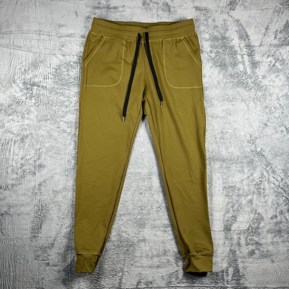 Zyia Active Pants - Zyia Active Unwind Jogger Pants Womens Medium Olive Green Mid Rise Drawstring